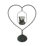 Heart On Base w Floating Candle 45cm