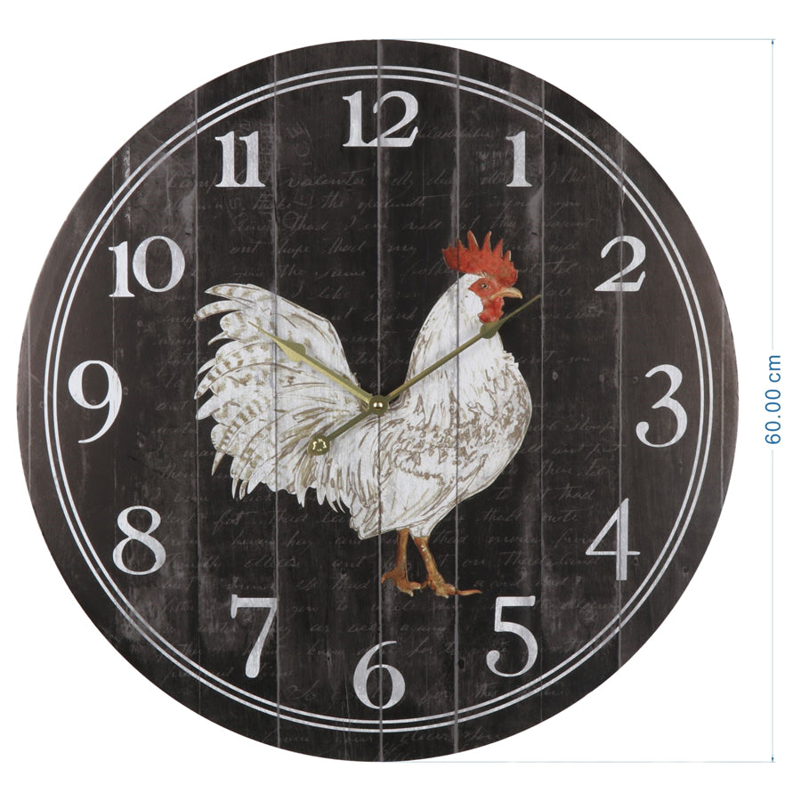 Chook Wall Clock 60cm