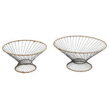 Set 2 Nested Tropea Round Footed Bowls 36x18cm