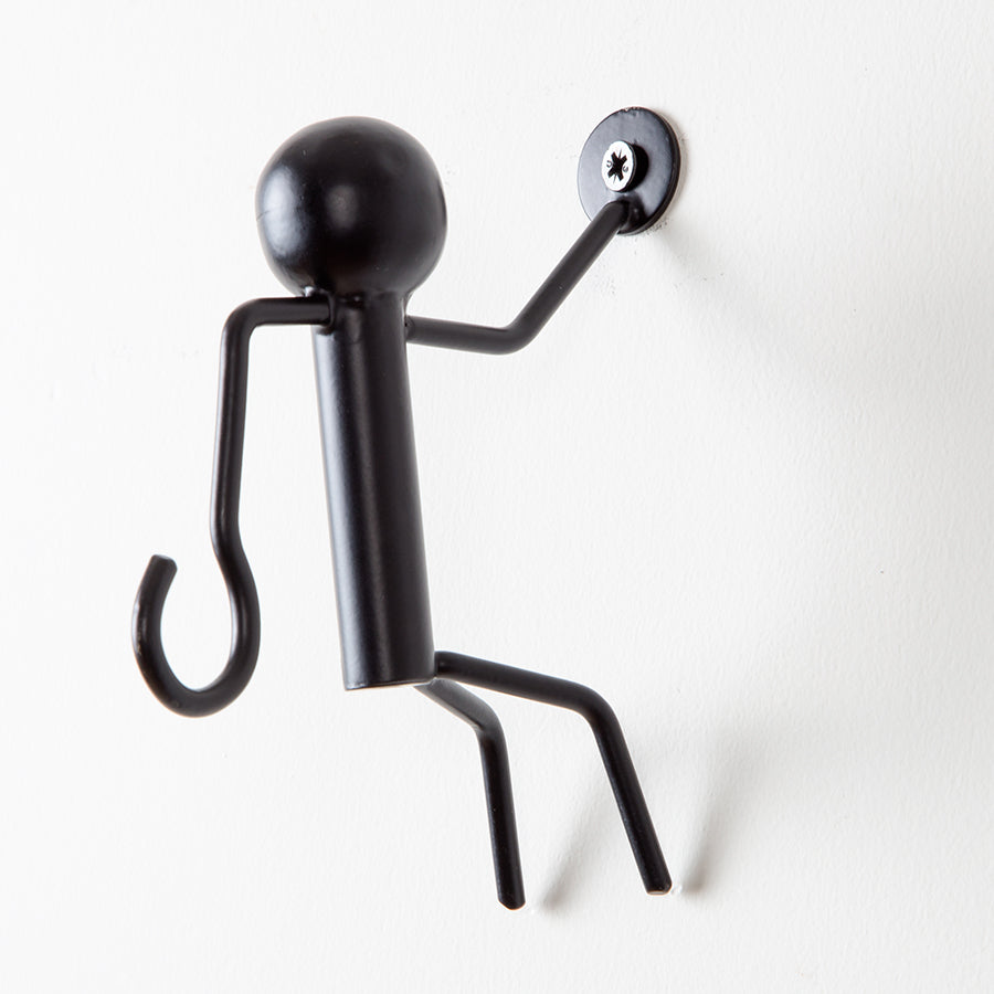 Metal Climbing Man Wall Hook 15cm