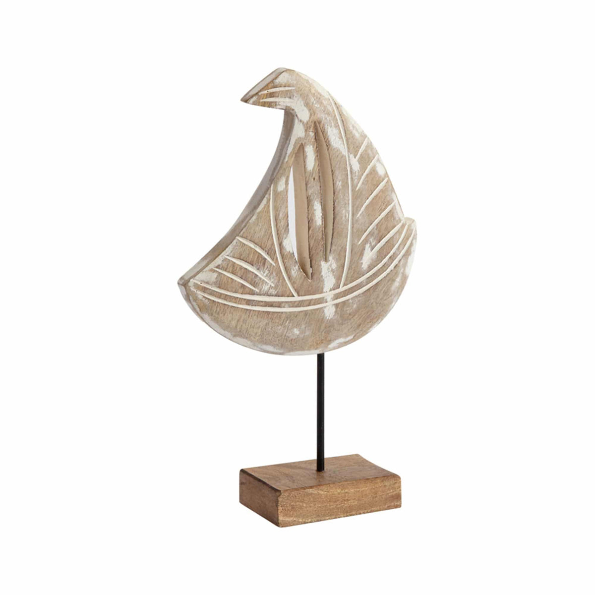 Boat on Base Ornament 23cm