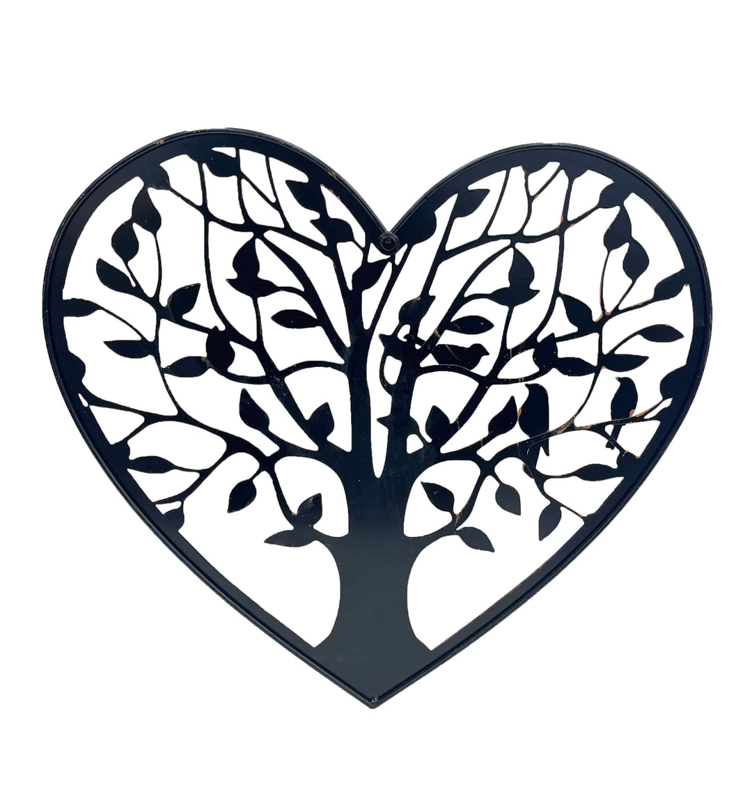 Laser Cut Tree Of Life Heart Wall Art 45x41cm