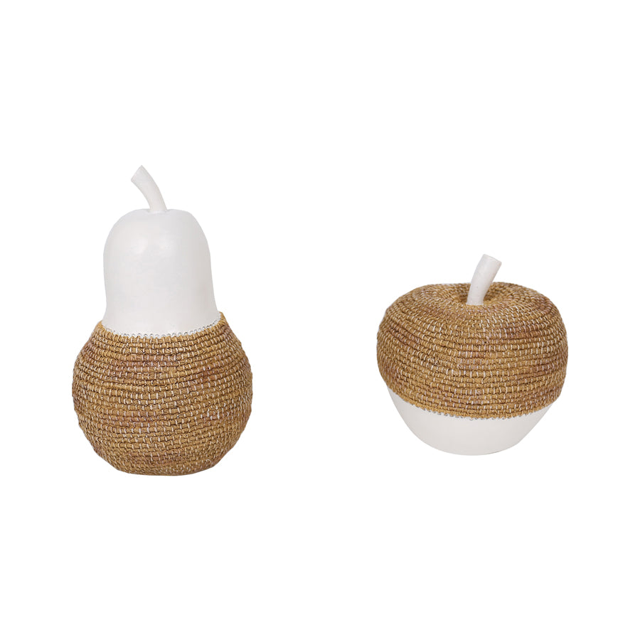 Set Assort Contemporary Hamptons Apple & Pear 13cm