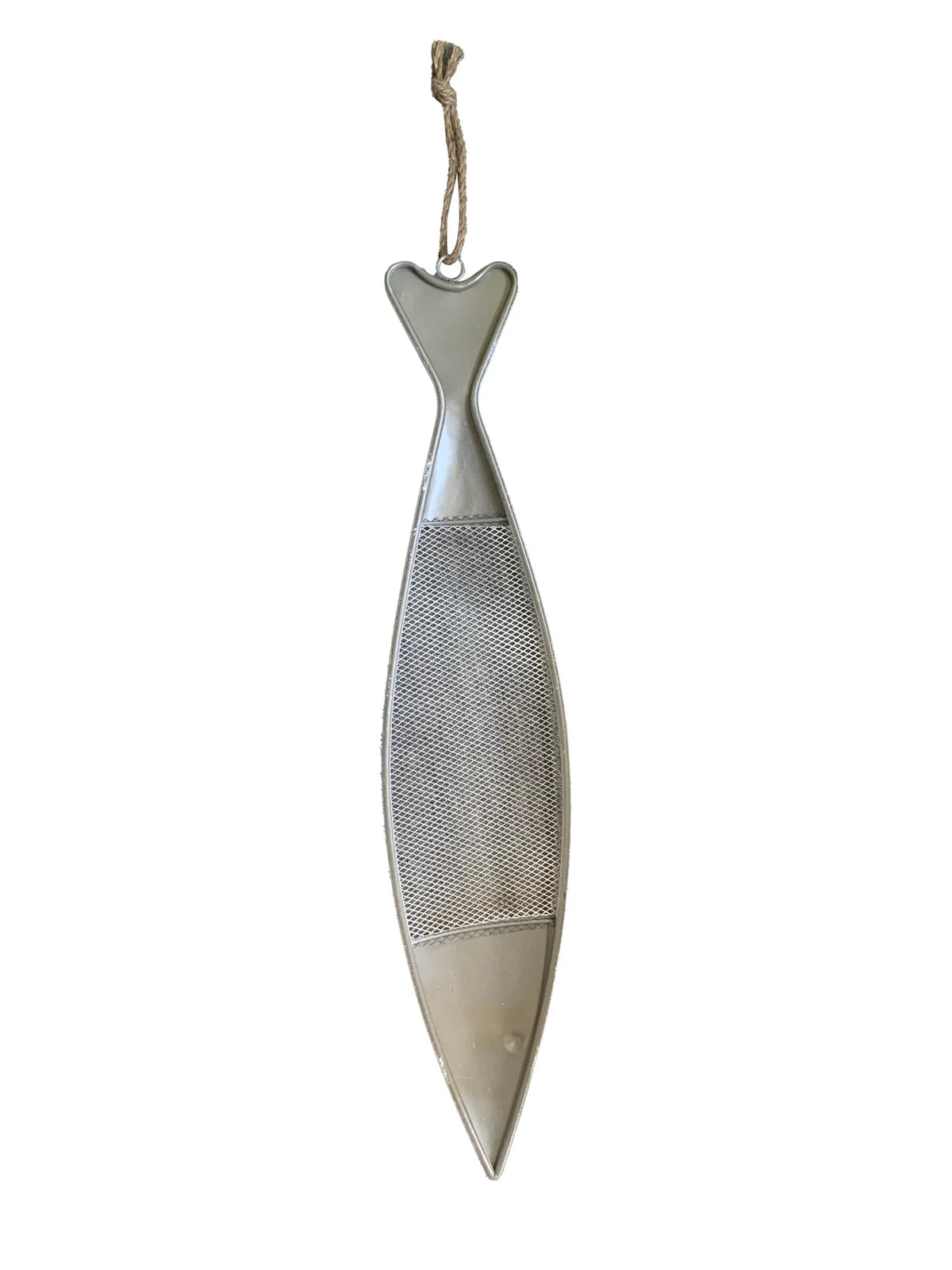 Hanging Fish Wall Decor W Rope 15x90cm