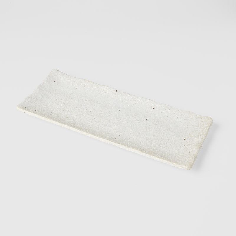 Sashimi Plate 29cm Shell White Glaze