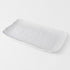 Platter Rectangular 35cm Shell White Glaze