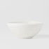 Egg Shaped Bowl 13cm Shell White Glaze