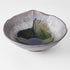 Bowl Leaf Shaped 24cm Midori Green Glaze