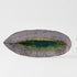 Plate Leaf Shape 32.5x13.5cm Midori Ridge Glaze