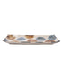 Sashimi Plate 27cm Brush Blue Spot Glaze