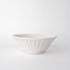 Bowl 21cm Shinogi White Wash Glaze