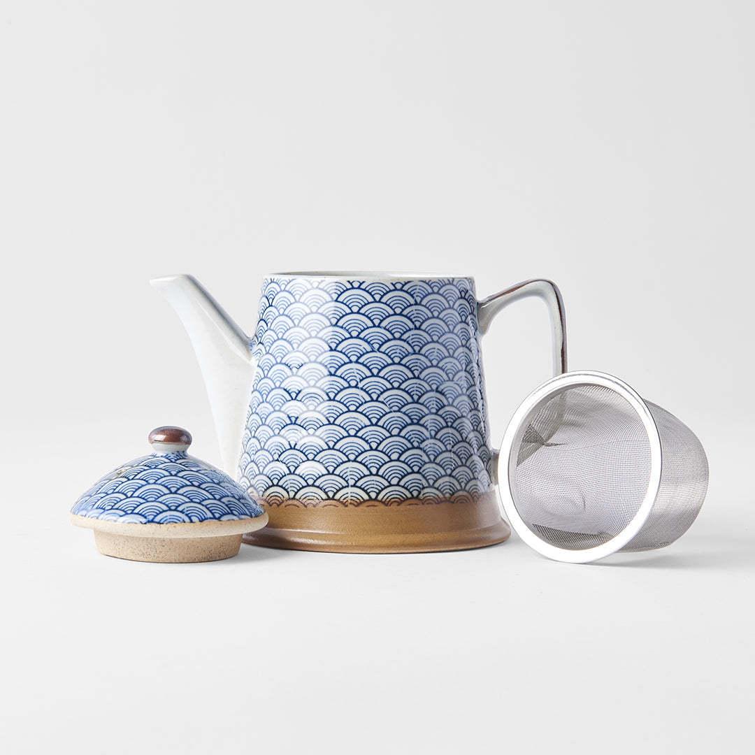 Teapot 400ml Wave Design