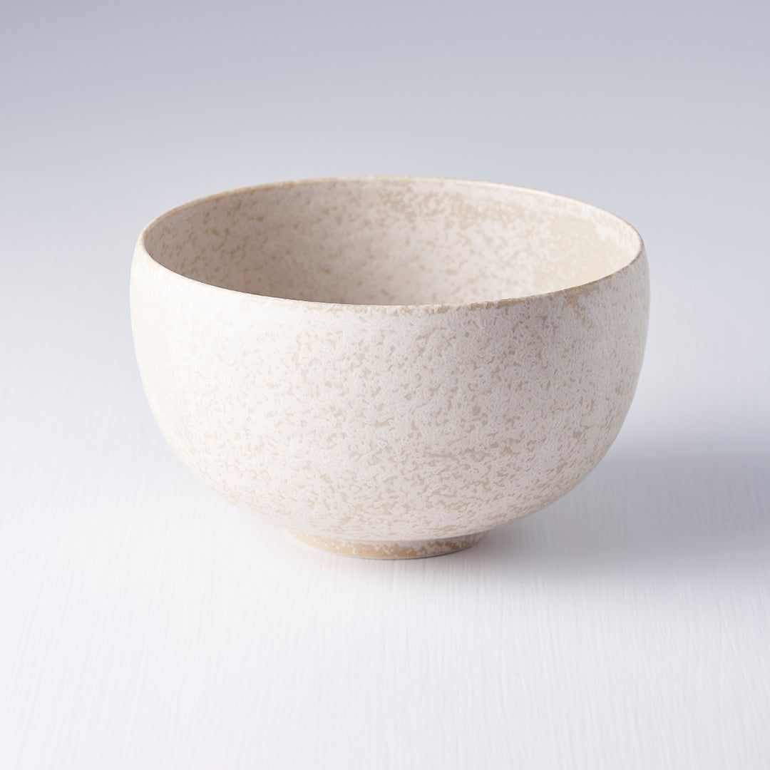 Bowl 15cm White Fade Glaze