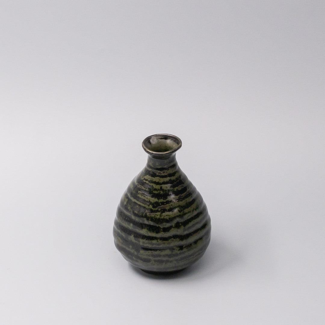 Sake Jug 350ml Moss Black Glaze