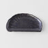 Plate D Shaped 21cm Charcoal Net Design