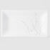 Platter Rectangular 33cm White Blossom Glaze