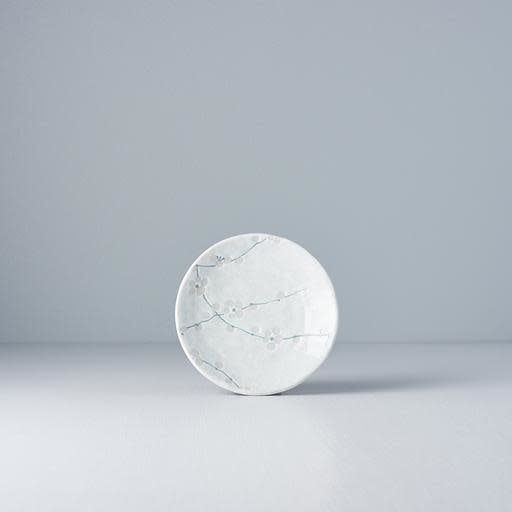 Plate 13cm White Blossom Glaze