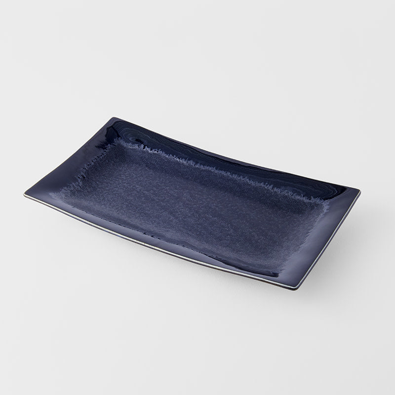 Platter Rectangular 33cm Matt and Shiny Glaze
