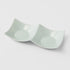 Two Section Sauce Dish Spearmint Glaze