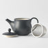 Teapot 400ml Matte Black Glaze