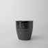 Sushi Mug 325ml Metallic Black Drip Glaze