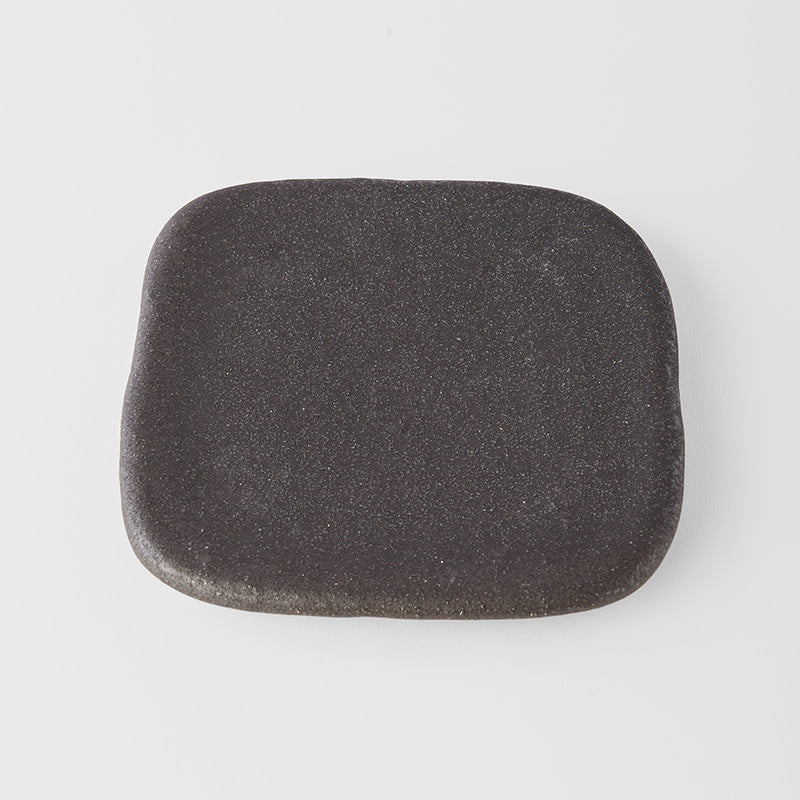Plate Square 19cm Stone Slab Design