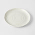 Side Plate 21.5cm White Spiral Glaze
