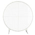 Sturdy Circular Flower Wall / Event Stand 200cm Diameter (White Frame)
