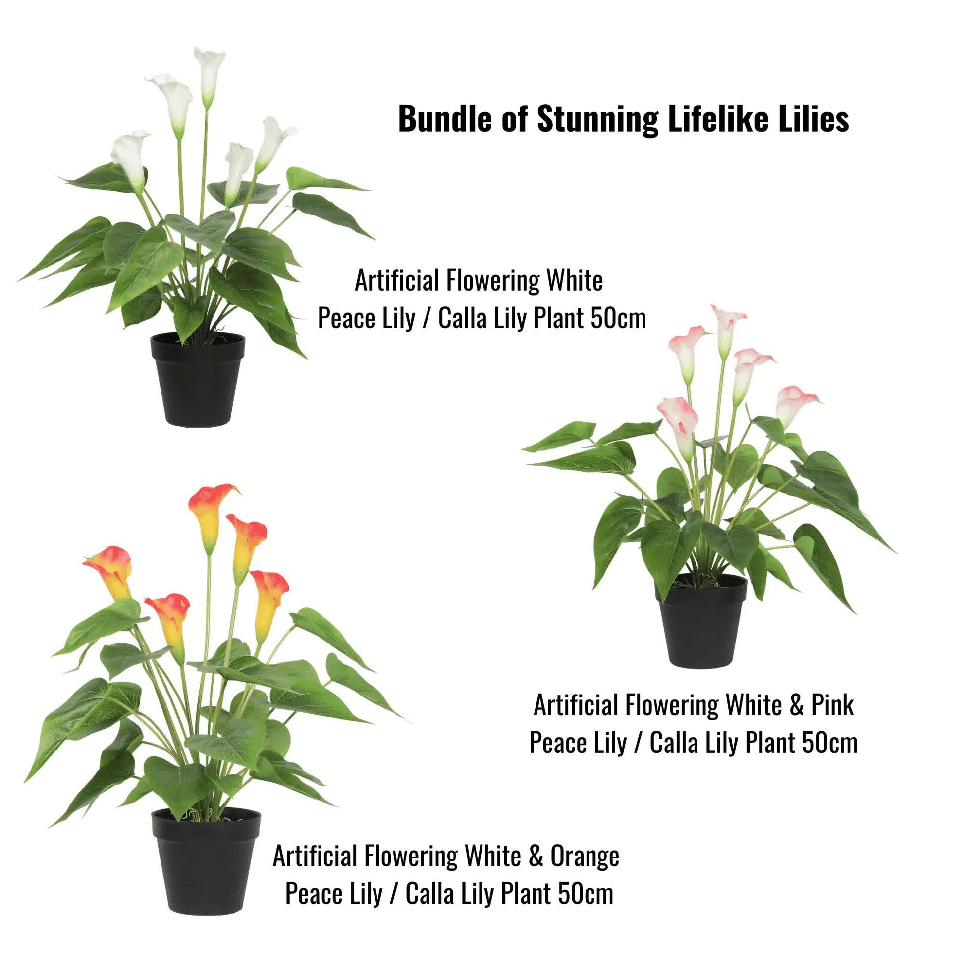 Stunning Lifelike Lilies Bundle
