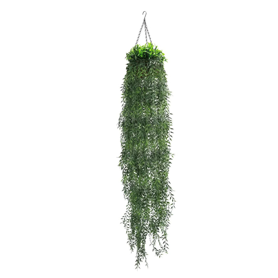 Artificial Hanging Fern Basket UV Resistant 26cm x 135cm