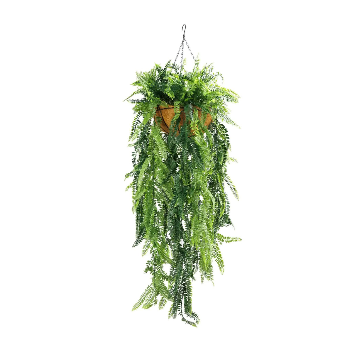 Artificial Hanging Fern Basket UV Resistant 45cm x 125cm
