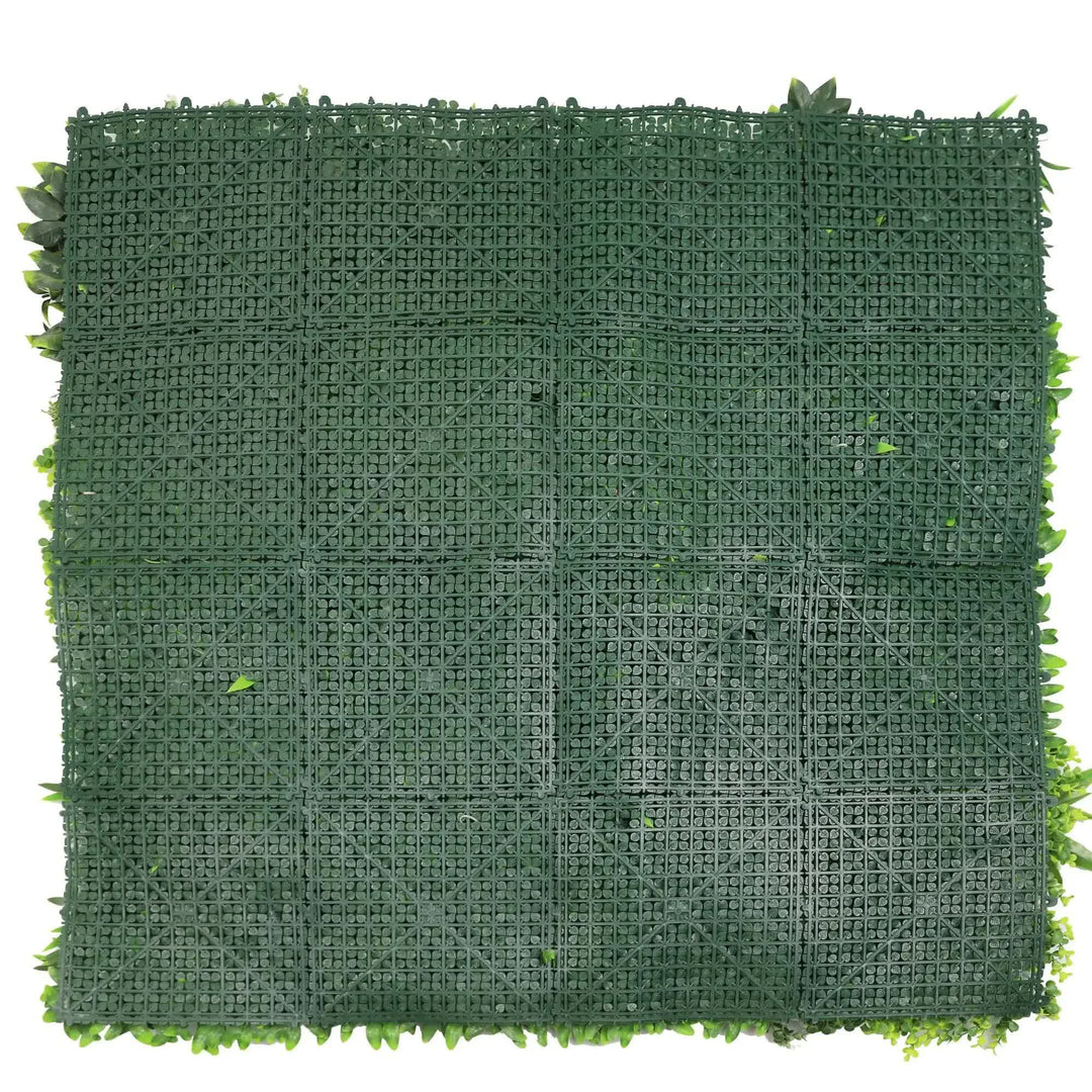 Lush Botanical Mosaic Artificial Vertical Garden / Green Wall Panel 1m x 1m UV Resistant