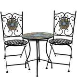 Citta 3pc Settings Table Chairs