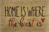 Home Is Where The Heart Is Doormat 60x2cm