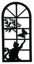 Cat Chasing Butterfly Wall Art 56cm