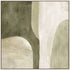 Green Abstract Framed Artwork 80cm