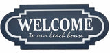 Welcome To Our Beach House Sign 48x20cm