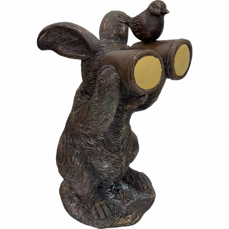 Rabbit Binocular Statue 30x43cm