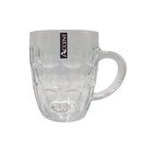 bulk 24 Glass Dimple Beer Mug 560ml 12cm