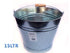 bulk 6 Galvanized Bucket w Handle 15L 33cm