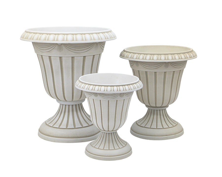 bulk 12 Fluted Urn Pot Small Size 26x29cm