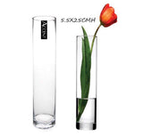 bulk 12 Glass Cylinder Vase Flower 25cm