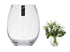 bulk 4 Glass Barrel Vase Flower 23cm