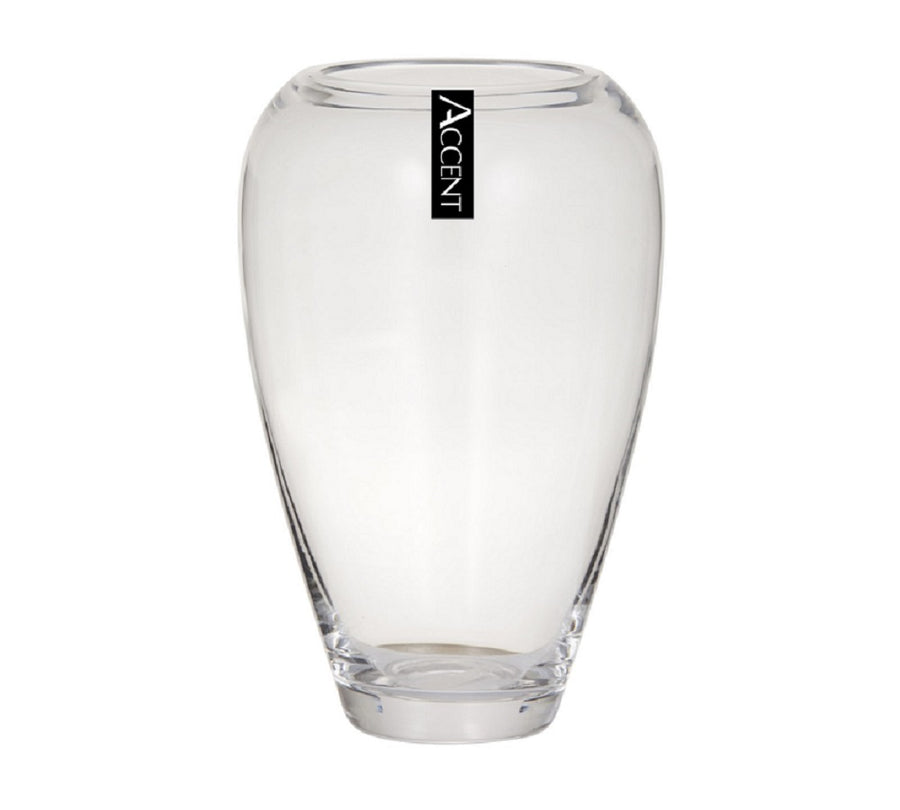 bulk 4 Roselle Glass Vase Flower 24cm