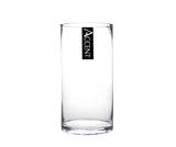 bulk 12 Glass Cylinder Vase 10x15cm