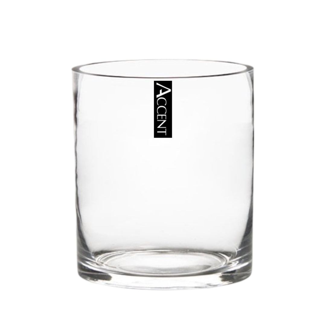 bulk 12 Glass Cylinder Vase 16cm