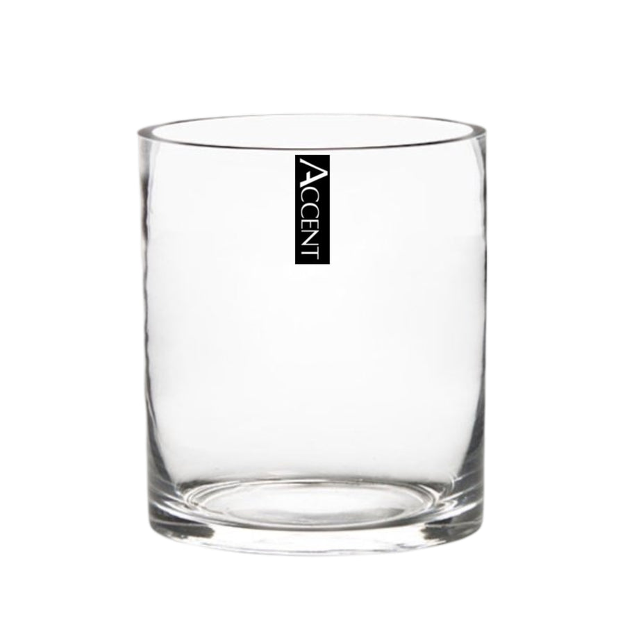 bulk 12 Glass Cylinder Vase 16cm