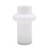 bulk 4 White Round Belly Glass Vase Tina 26cm