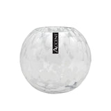 bulk 6 White Speckle Rose Bowl 16cm