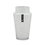 bulk 6 White Speckle Tapered Vase 21cm
